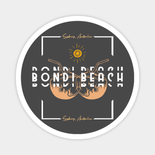 Bondi Beach" - Vibrant Seascape Art Magnet